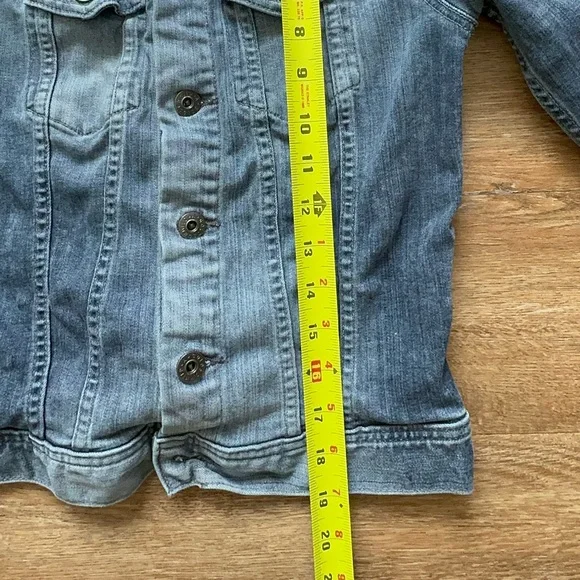 Adriano Goldschmied Jacket Adult Blue Denim Button Up Stretch Womens XS - Picture 4 of 9